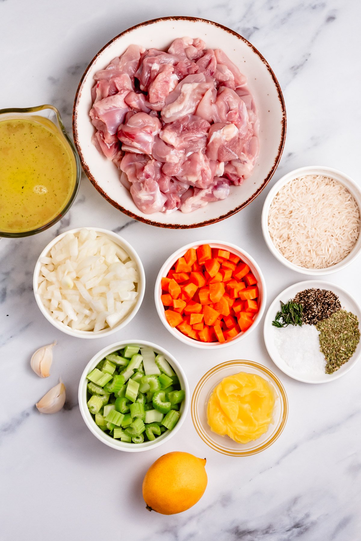 instant-pot-chicken-rice-soup-ingredients