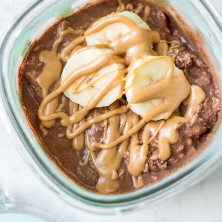 Chocolate Peanut Butter Overnight Oats