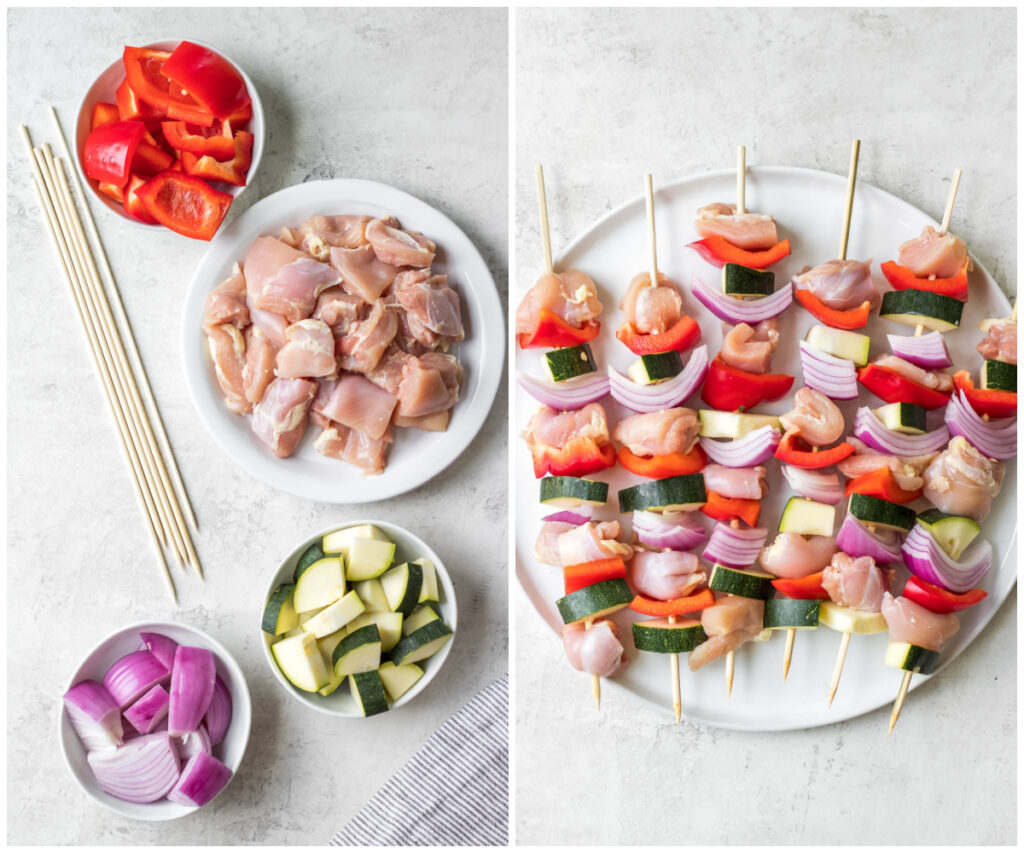 Honey Balsamic Grilled Chicken Kabobs Whole Kitchen Sink