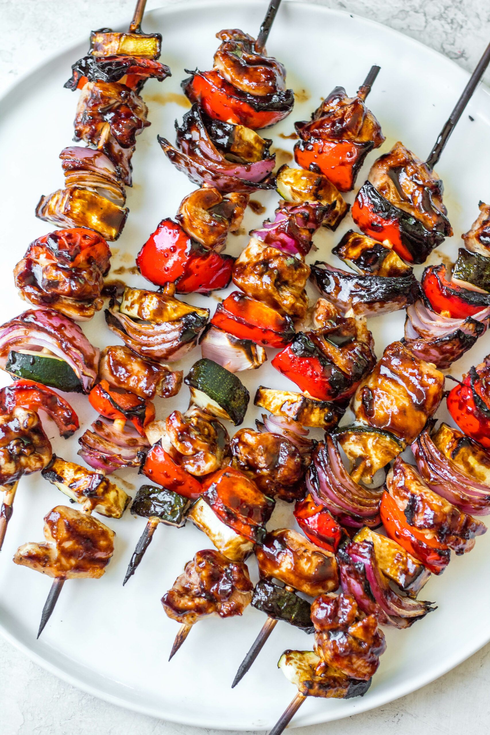 Honey Balsamic Grilled Chicken Kabobs Whole Kitchen Sink