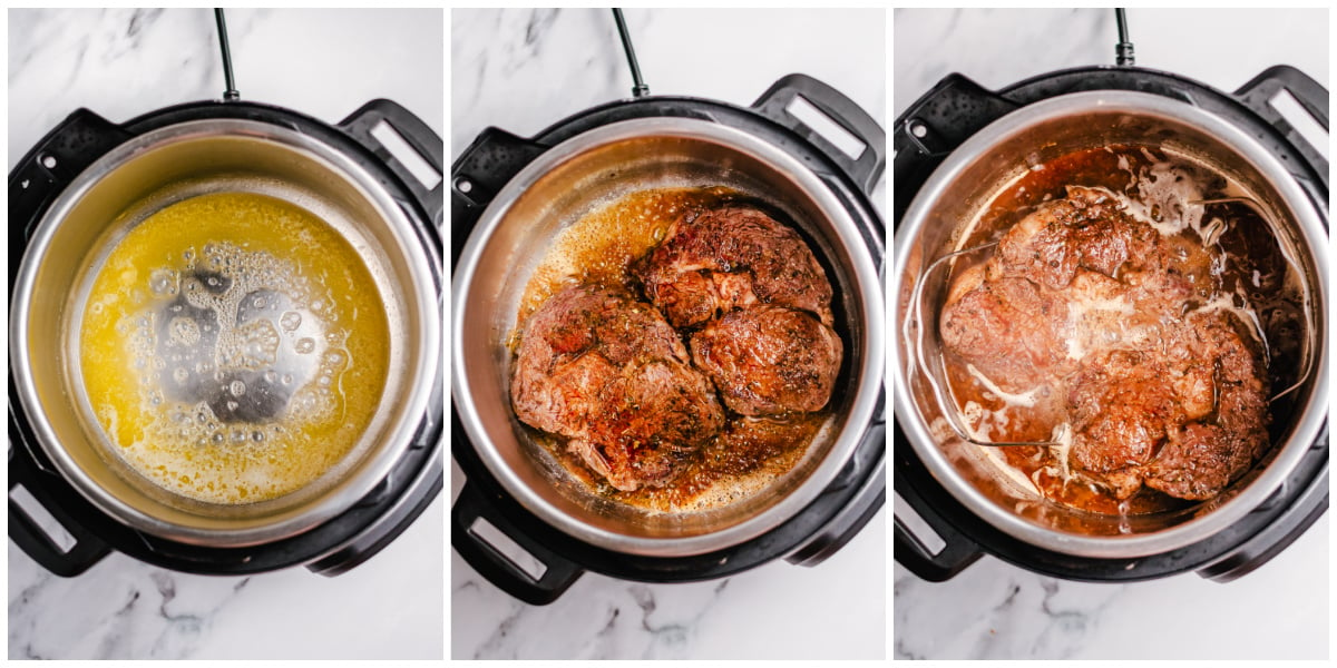 how to cook steak in the instant pot