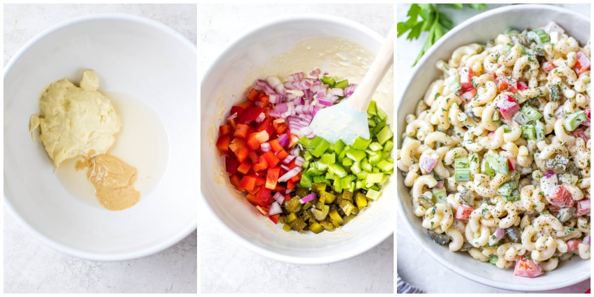 how to make creamy macaroni pasta salad