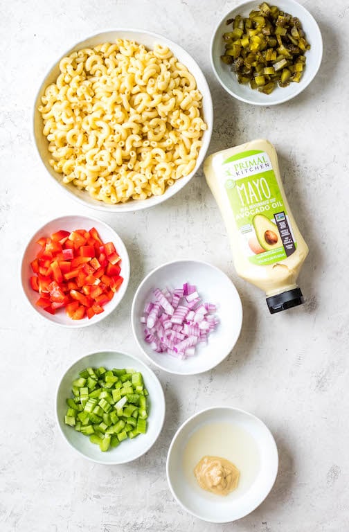 macaroni-pasta-salad-ingredients