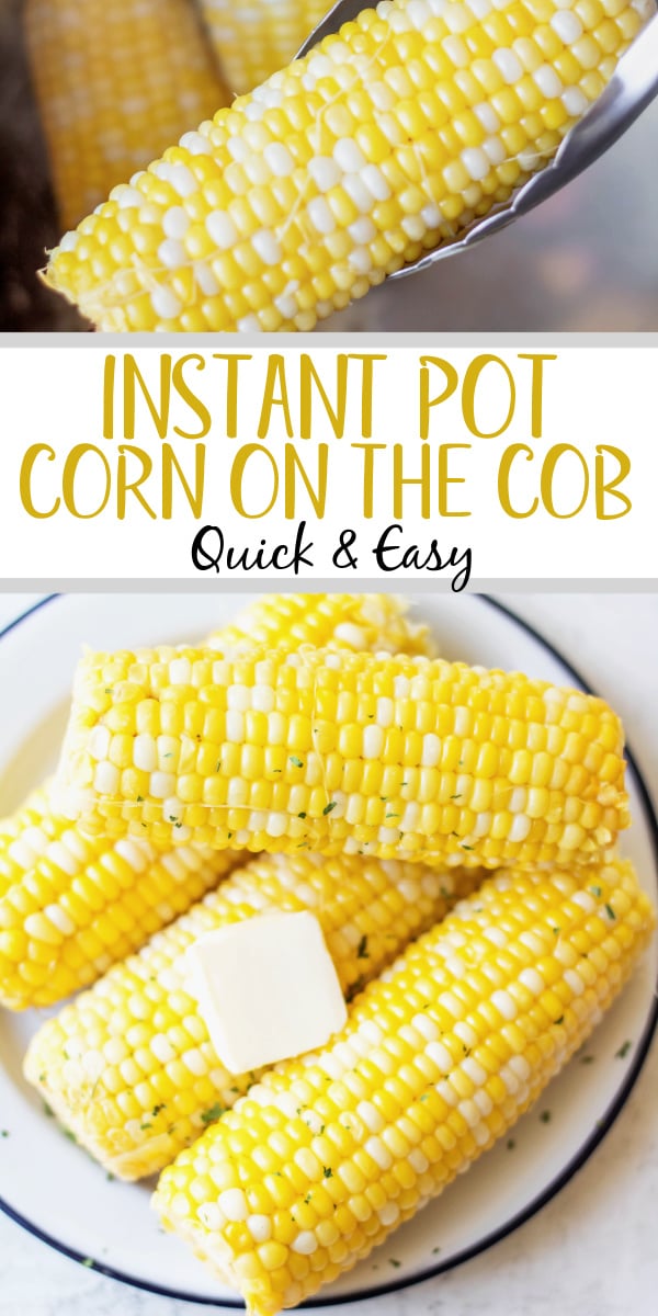 Yes! You can cook corn on the cob in the instant pot! In fact, instant pot corn on the cob is one of the easiest ways to do it. It gives you juicy, plump kernels that turn out perfectly every time, and it's done in under 15 minutes. This is an easy, healthy vegetable side dish that you can enjoy on the cob, or cut off of the cob for a variety of other recipes and sides. Cooking corn on the cob in an instant pot is a great family-friendly side that will make a tasty addition to any summer BBQ #instantpotcorn #cornonthecob #summerrecipes