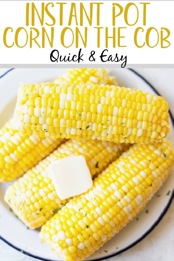 Yes! You can cook corn on the cob in the instant pot! In fact, instant pot corn on the cob is one of the easiest ways to do it. It gives you juicy, plump kernels that turn out perfectly every time, and it's done in under 15 minutes. This is an easy, healthy vegetable side dish that you can enjoy on the cob, or cut off of the cob for a variety of other recipes and sides. Cooking corn on the cob in an instant pot is a great family-friendly side that will make a tasty addition to any summer BBQ #instantpotcorn #cornonthecob #summerrecipes