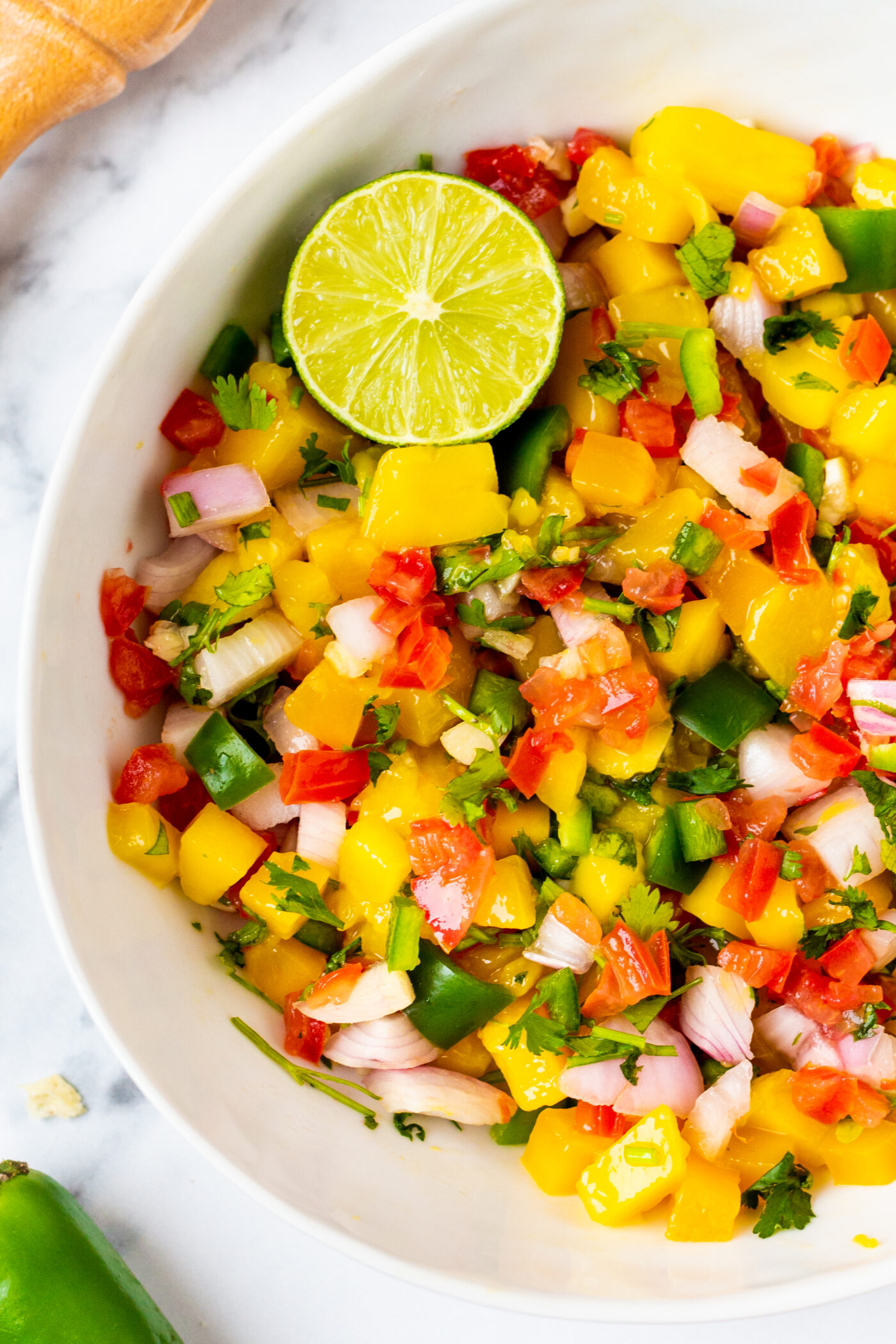 Mango Pico de Gallo Whole Kitchen Sink