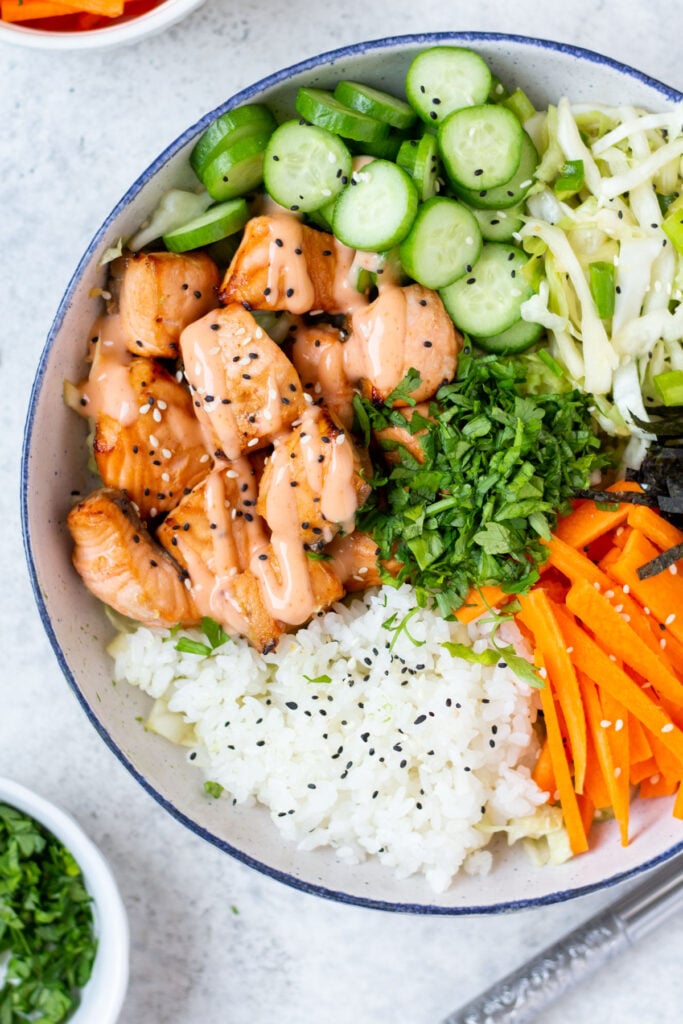 Spicy Salmon Bowl 