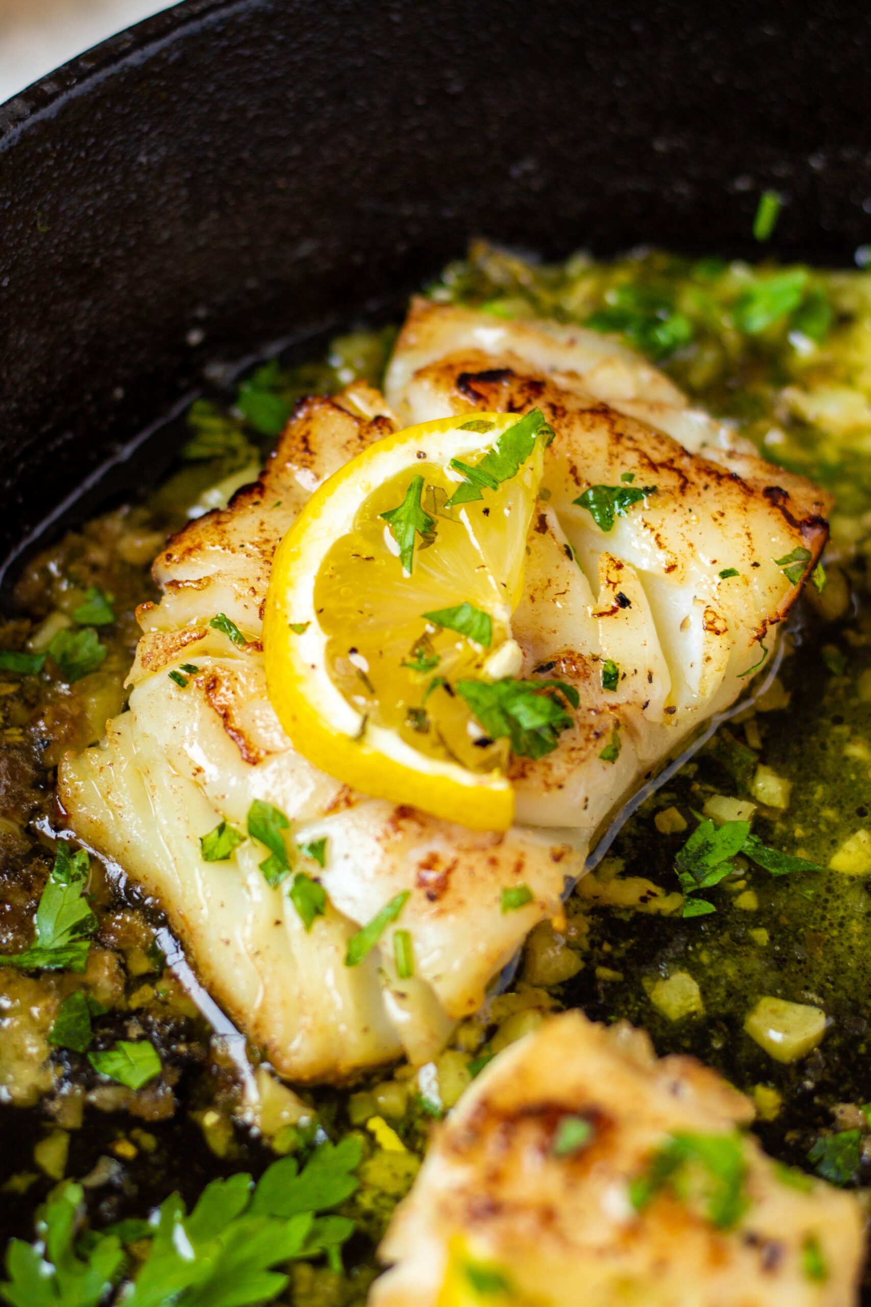Broiled cod is a quick and easy recipe that's perfect for a family fish dinner. This recipe is gluten free and can be made dairy free easily and with a grand total of 7 ingredients it's a breeze to make. Cod is one of the more common fish fillets you see around and having a solid recipe to prepare it is crucial and at ten minutes of cook time broiling cod is the way to go. #glutenfreerecipes #dairyfreerecipes #glutenfreedairyfreerecipes #healthyfishrecipes #codrecipes #cod #broilerrecipes