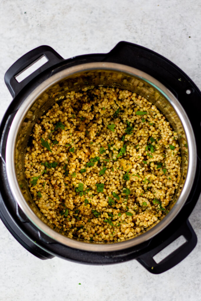 Instant Pot Pearl (Israeli) Couscous Whole Kitchen Sink