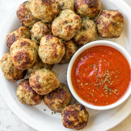 Air Fryer Turkey Meatballs