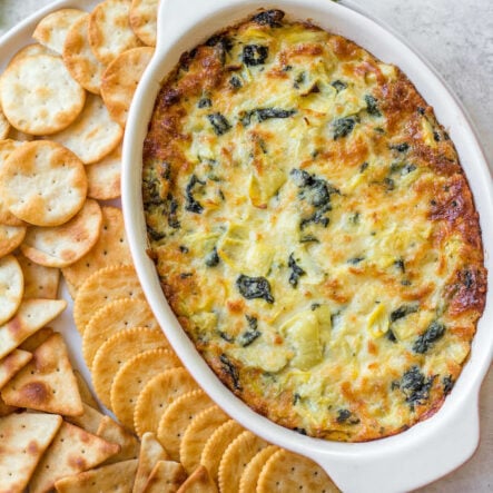 Easy Spinach Artichoke Dip