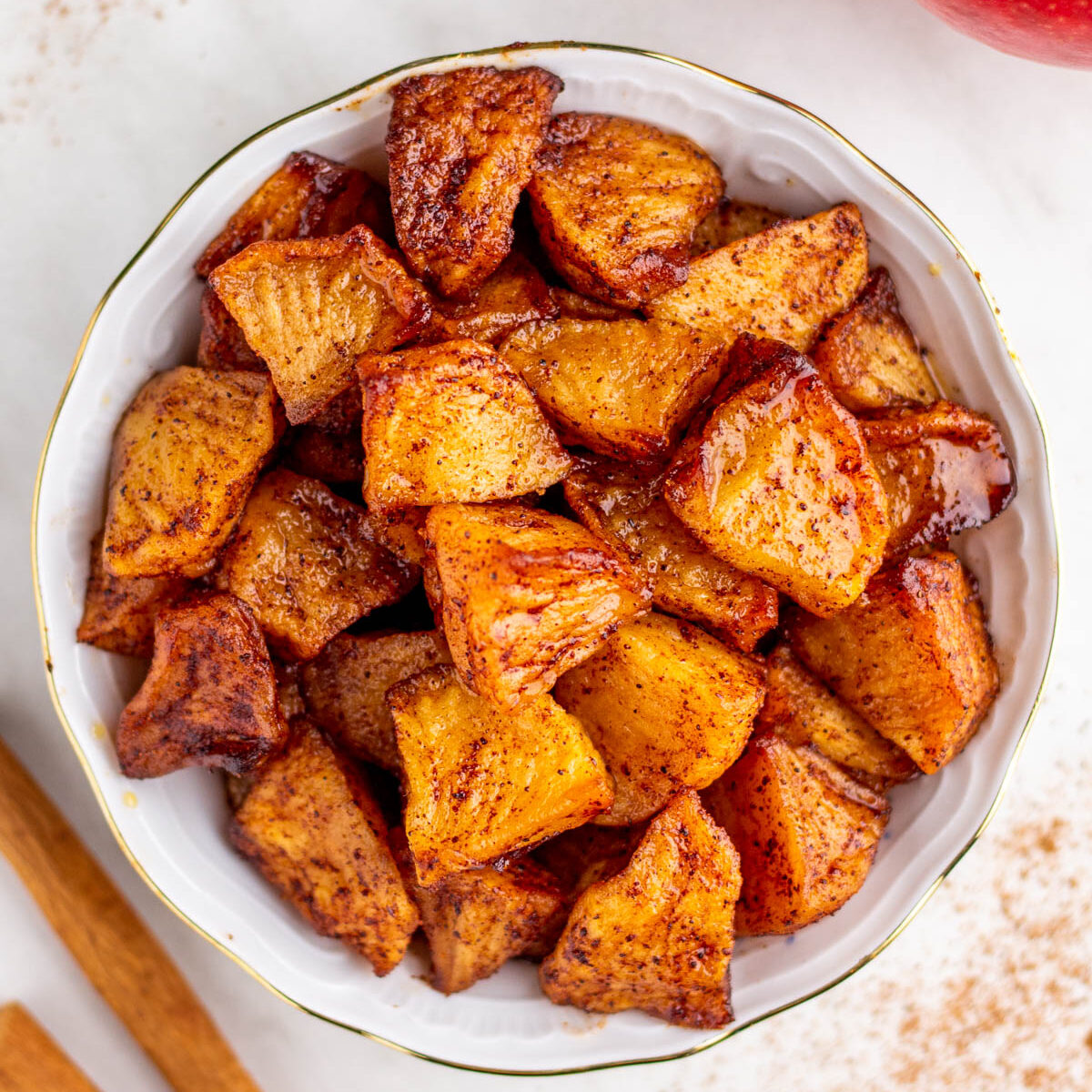 Easy Air Fryer Apples Whole Kitchen Sink