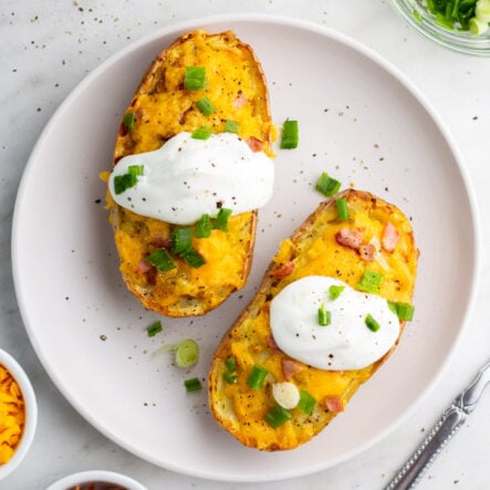 Air Fryer Twice Baked Potatoes