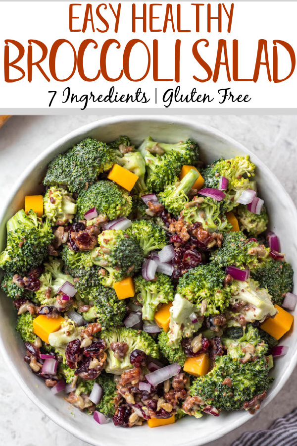 healthy broccoli salad pin