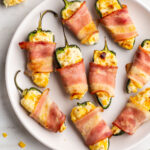 Gluten free bacon wrapped air fryer jalapeno poppers