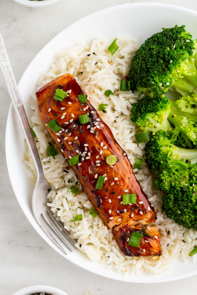 Air Fryer Teriyaki Salmon