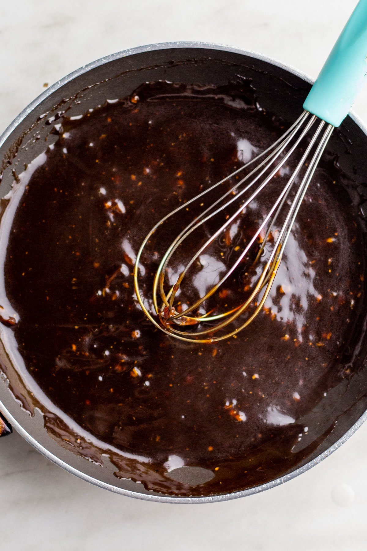 air-fryer-teriyaki-salmon-sauce-cooking-process