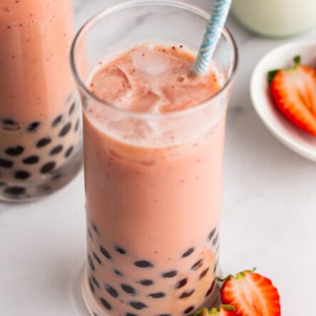 Strawberry Boba Tea