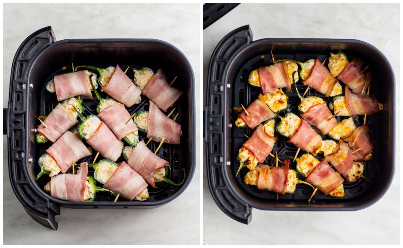air-fryer-bacon-wrapped-jalapeno-poppers-process