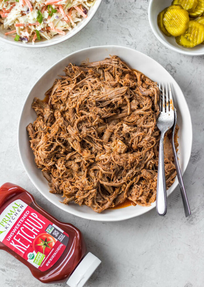 Slow Cooker BBQ Pulled Pork (Homemade BBQ Sauce) Whole Kitchen Sink
