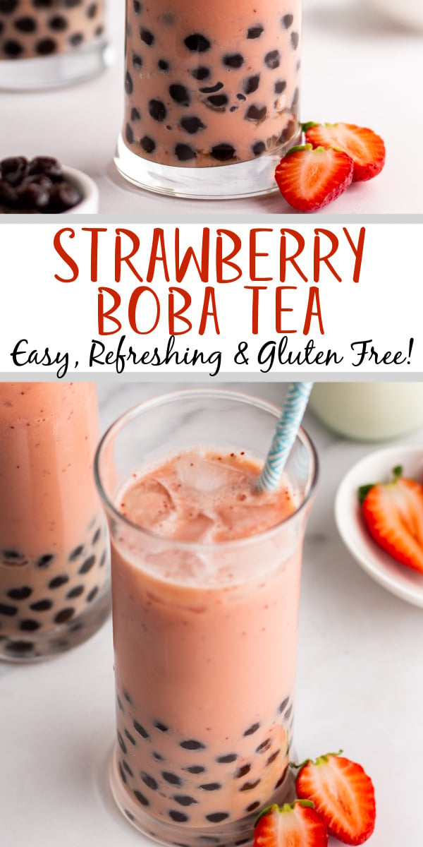 Strawberry Boba Tea - Whole Kitchen Sink