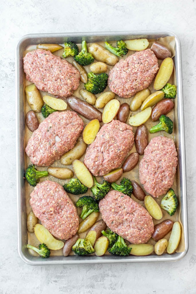 sheet-pan-mini-meatloaf-cooking-steps