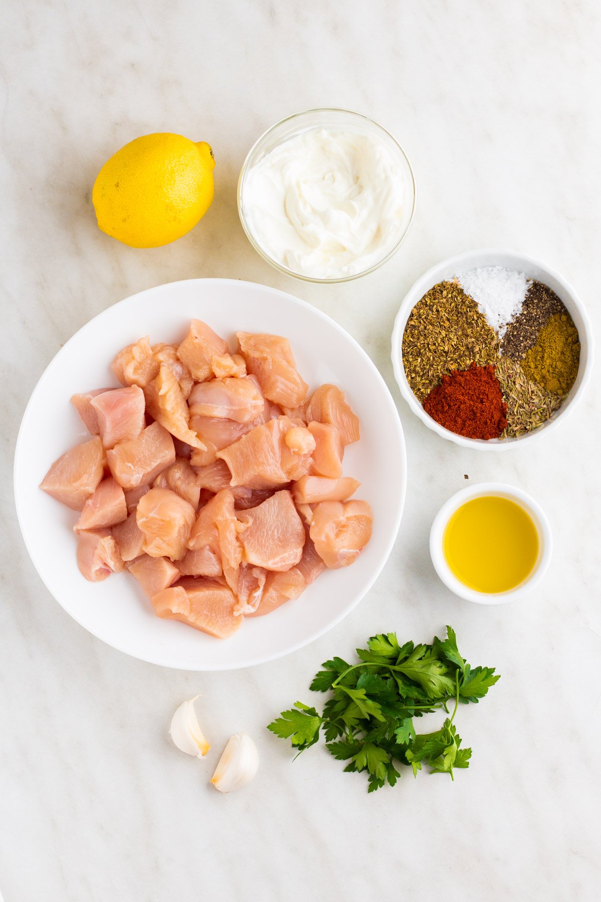 chicken-gyro-bowl-marinade-ingredients