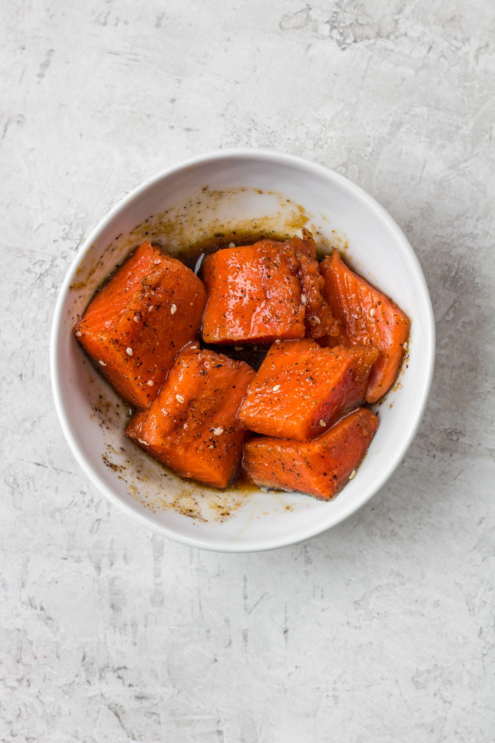 Air Fryer Hot Honey Salmon Bowls - PaleOMG