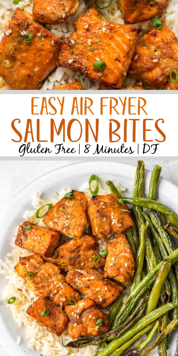 Air Fryer Hot Honey Salmon Bowls - PaleOMG