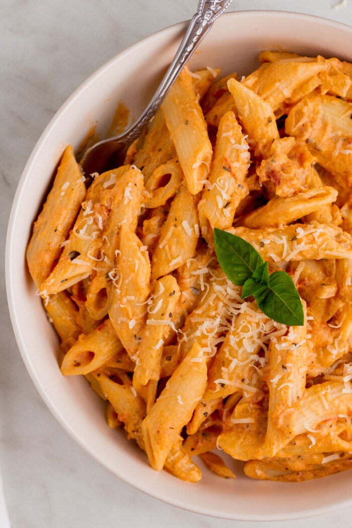 Pink sauce pasta whole kitchen sink